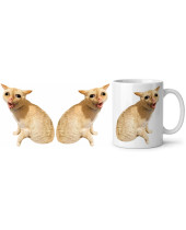 Brain Lag Cat hrnček