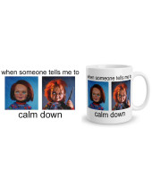 Chucky - Calm Down hrnček