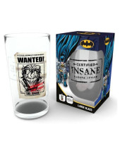 DC Comics pivný pohár Joker Wanted