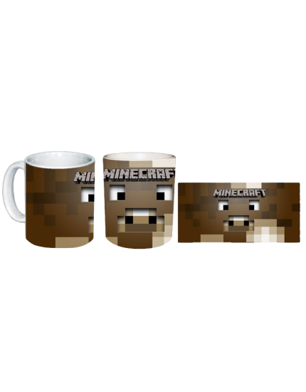 Minecraft - Cow hrnček obrázok 1