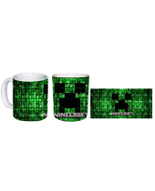 Minecraft - Creeper Mosaic hrnček