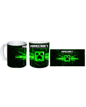 Minecraft - Exploding Creeper Head hrnček