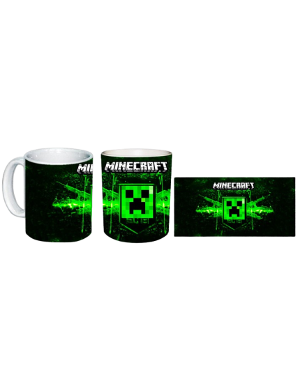 Minecraft - Exploding Creeper Head hrnček obrázok 1