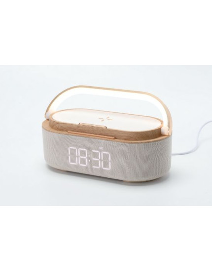Moye Aurora Plus Radio Lamp with Clock and Wireless Charger obrázok 1