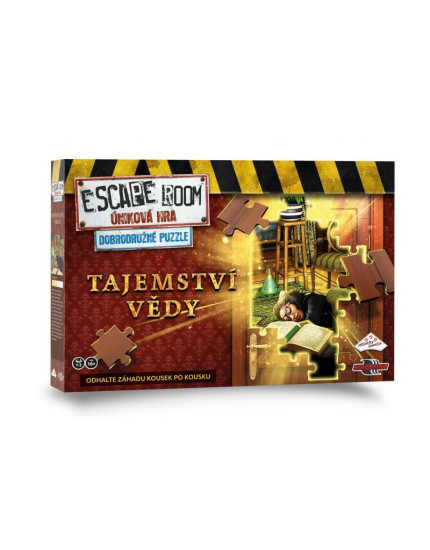 Escape Room Úniková hra Dobrodružné puzzle - Tajomstvo vedy (CZ Verzia) obrázok 1