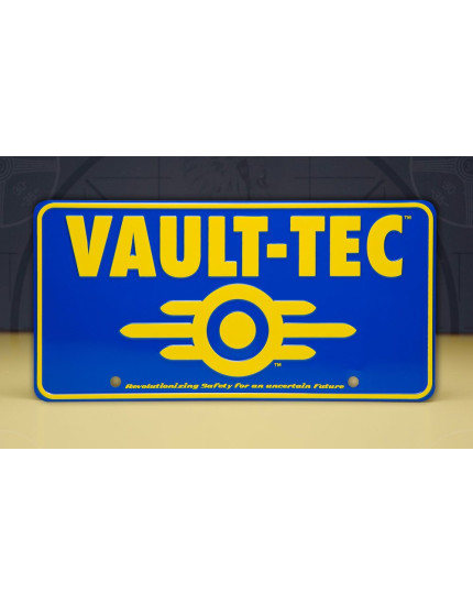 Fallout Metal Sign Vaul-Tec obrázok 1