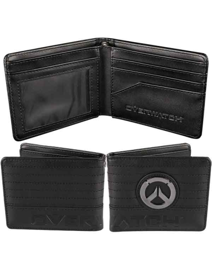 Overwatch Black Metal Logo Wallet obrázok 1