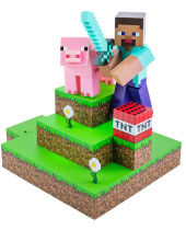 Minecraft Diorama Light Steve 30 cm