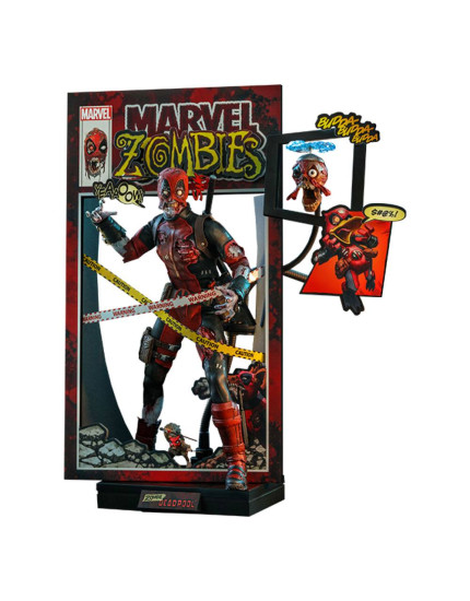 Marvel Zombies Comic Masterpiece akčná figúrka 1/6 Zombie Deadpool 31 cm obrázok 1