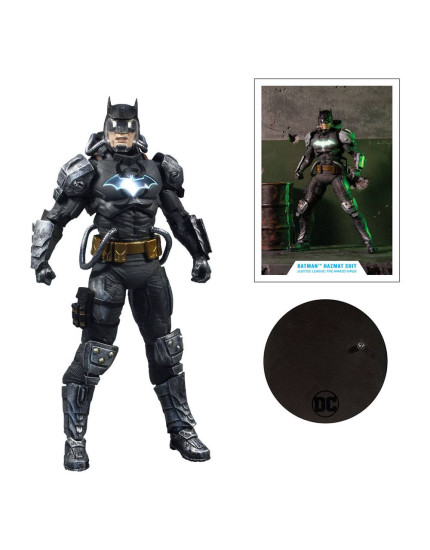 DC Multiverse akčná figúrka Batman Hazmat Suit Gold Label Light Up Batman Symbol 18 cm obrázok 1