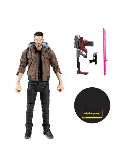 Cyberpunk 2077 akčná figúrka Male V 18 cm obrázok 1