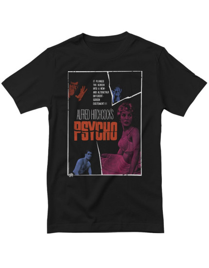 Alfred Hitchcocks Psycho - Movie Poster (tričko) obrázok 1