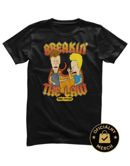 Beavis and Butt-Head Breakin The Law (T-Shirt) obrázok 1