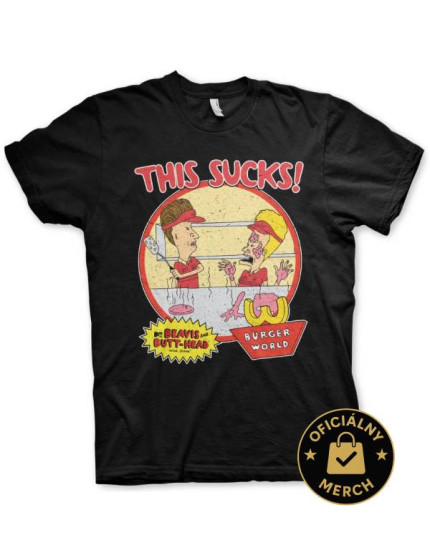 Beavis and Butt-Head This Sucks (T-Shirt) obrázok 1