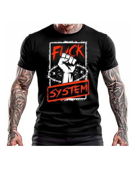 Fuck The System - Fist (tričko) obrázok 1