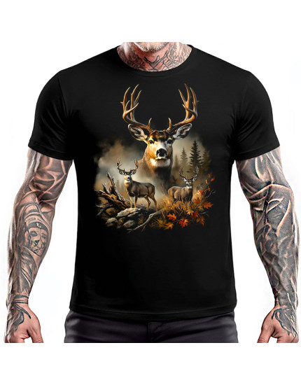 Wild Collection – Majestátny jeleň (tričko) obrázok 1