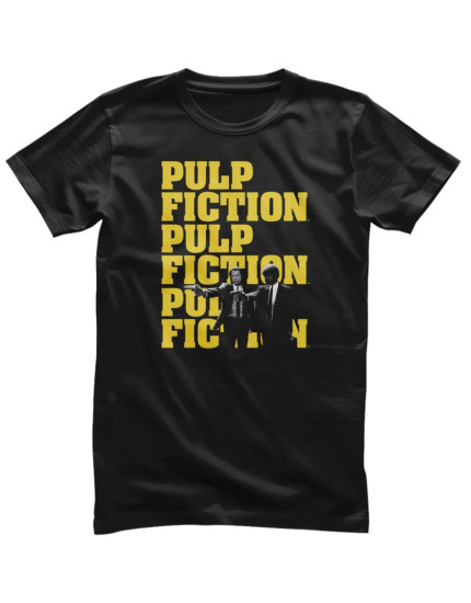 Pulp Fiction - Stacked Logos (tričko) obrázok 1