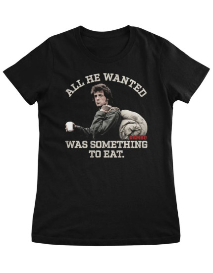 Rambo - Something To Eat (dámske tričko) obrázok 1