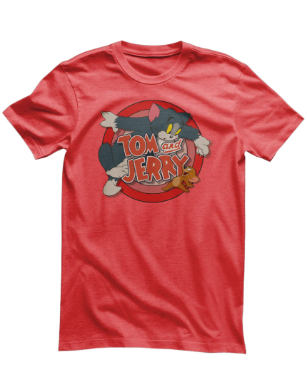 Tom and Jerry - Retro Logo (tričko) obrázok 1