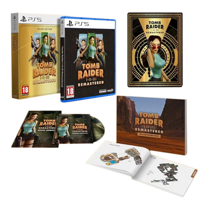Tomb Raider 1 3 Remastered (Deluxe Edition) CZ (PS5) PlayStation 5