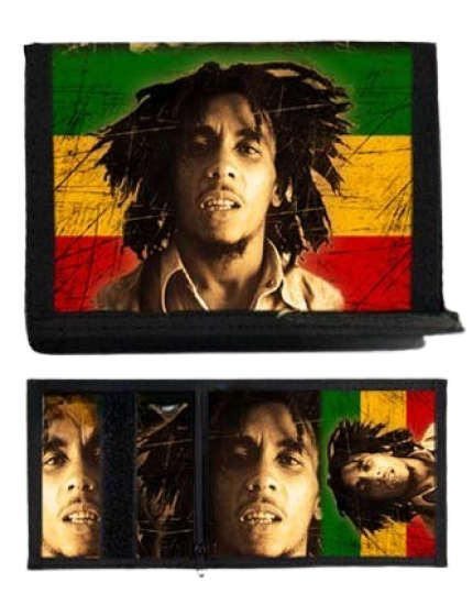 Bob Marley Rasta Flag peňaženka obrázok 1