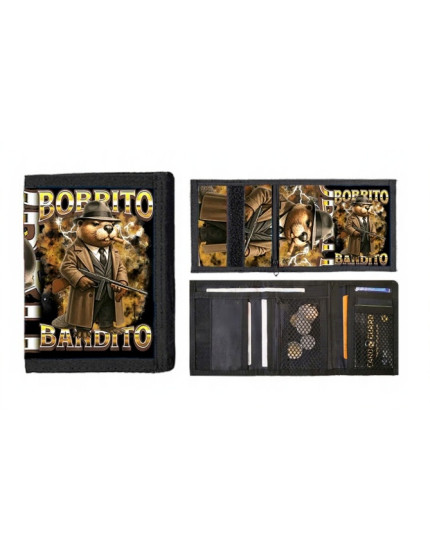 Bobrito Bandito Italian Brainrot Meme peňaženka obrázok 1