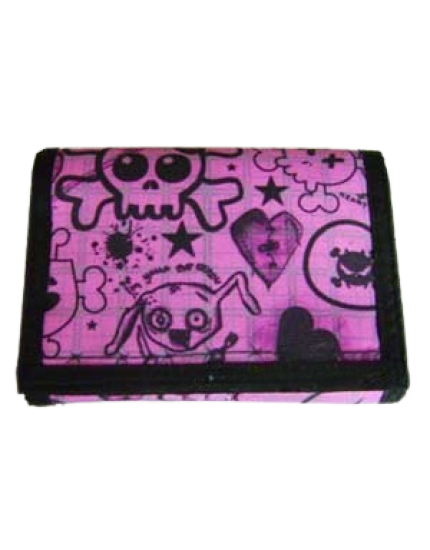 Monster High Pink Skull peňaženka obrázok 1