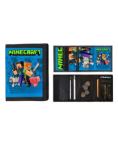 Minecraft Alex and Steve peňaženka