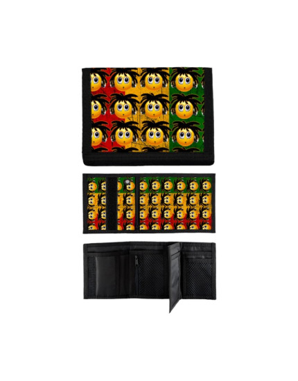 Rasta Smiley peňaženka obrázok 1
