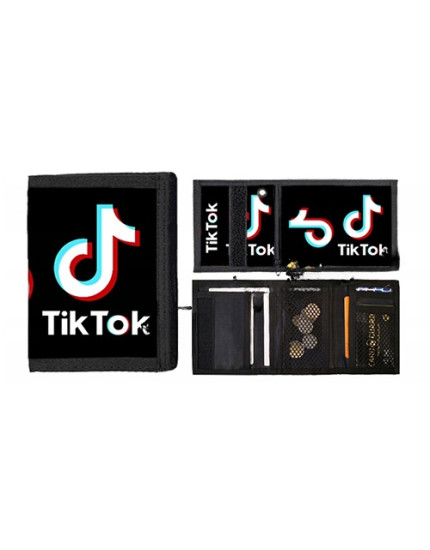 Tik Tok Logo peňaženka obrázok 1