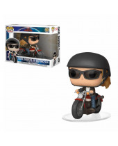Pop! Rides - Captain Marvel - Carol Danvers on Motorcycle Super Sized 15 cm