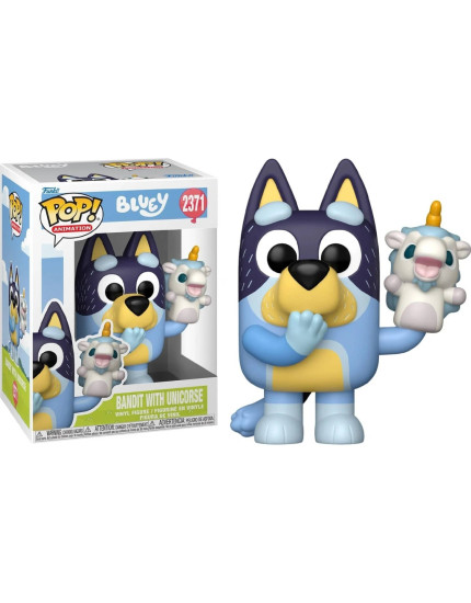 Pop! Animation - Bluey - Bandit with Unicorse obrázok 1