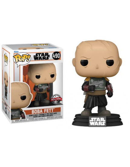 Pop! Star Wars - The Mandalorian - Boba Fett without Helmet (Special Edition) obrázok 1