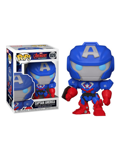 Pop! Marvel - Avengers Mech Strike - Captain America obrázok 1