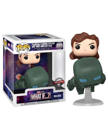 Pop! Marvel Studios - What If - Captain Carter and Hydra Stomper (Special Edition, Oversized, 15cm) obrázok 1