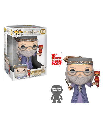 Pop! Movies - Harry Potter - Albus Dumbledore with Fawkes (Super Sized, 25 cm) obrázok 1