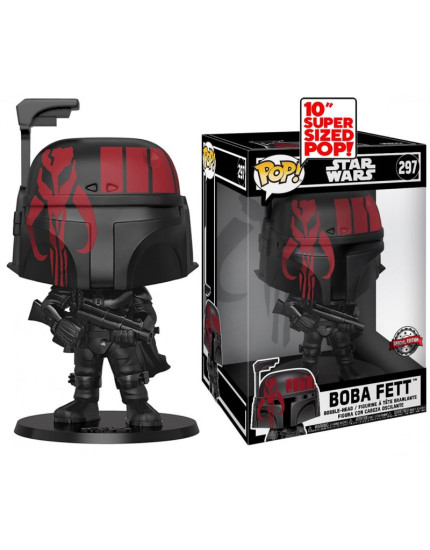Pop! Star Wars - Boba Fett Black Super Sized 25 cm obrázok 1
