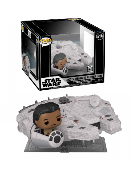 Pop! Rides - Star Wars - Lando Calrissian in the Millennium Falcon (2022 Galactic Convention Exclusive) obrázok 1