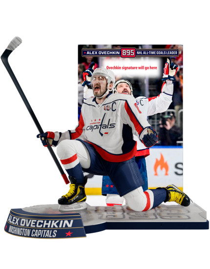 Alex Ovechkin socha All-Time Goals Leader (s podpisom) 36 cm obrázok 1