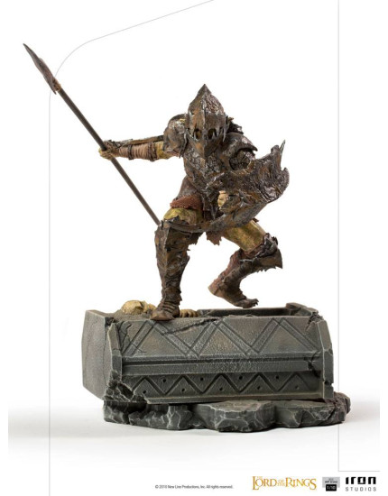 Lord Of The Rings BDS Art Scale socha 1/10 Armored Orc 20 cm obrázok 1