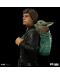 Star Wars Book of Boba Fett Art Scale socha 1/10 Luke Skywalker and Grogu Training 20 cm obrázok 2