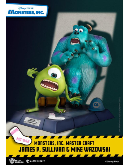 Monsters Inc. Master Craft socha James P. Sullivan and Mike Wazowski 34 cm obrázok 1