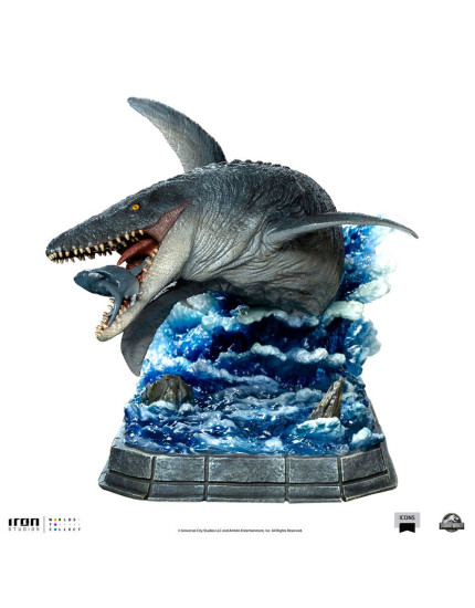 Jurassic World Icons socha Mosasaurus 16 cm obrázok 1