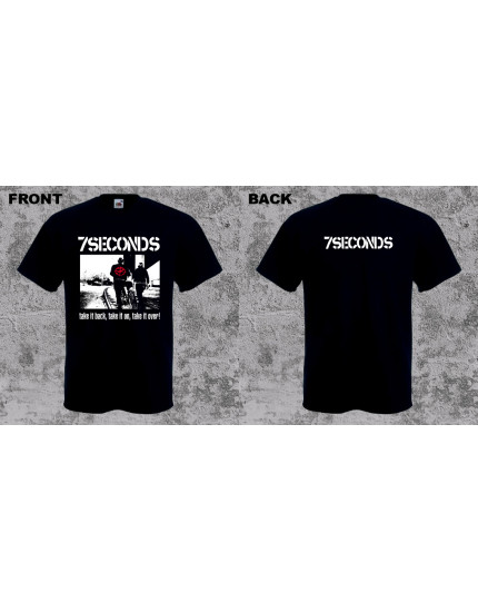 7 Seconds - Take It Back, Take It On, Take It Over (T-Shirt) obrázok 1