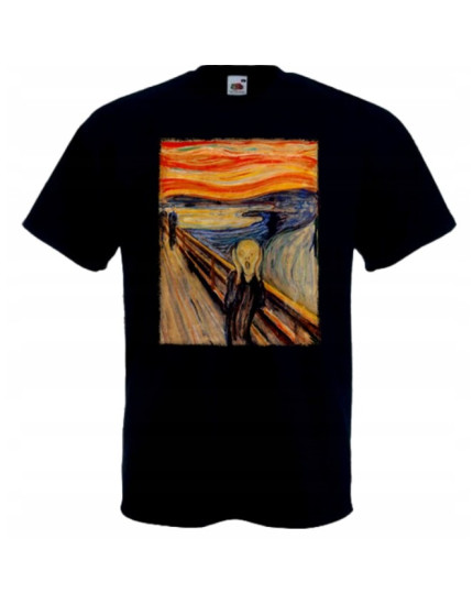 Art Icons Collection - Edvard Munch Krik (tričko) obrázok 1