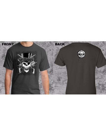 Guns N Roses - Skull Grey (Anthracite) (T-Shirt) obrázok 1