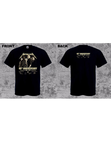 Metallica - 40th Anniversary Signature Portrait (T-Shirt) obrázok 1
