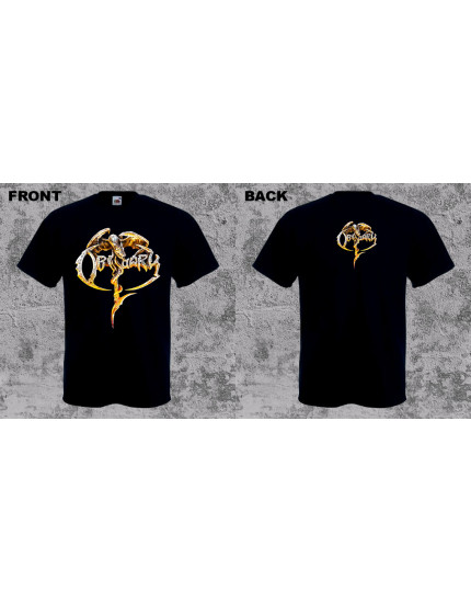 Obituary - Logo (T-Shirt) obrázok 1