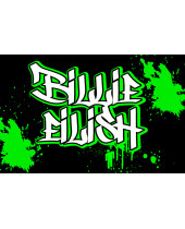 Billie Eilish - Logo (vlajka)