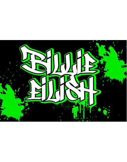 Billie Eilish - Logo (vlajka) obrázok 1